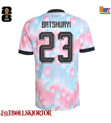 Belgien Michy Batshuayi #23 Bortatröja VM 2026 Kortärmad